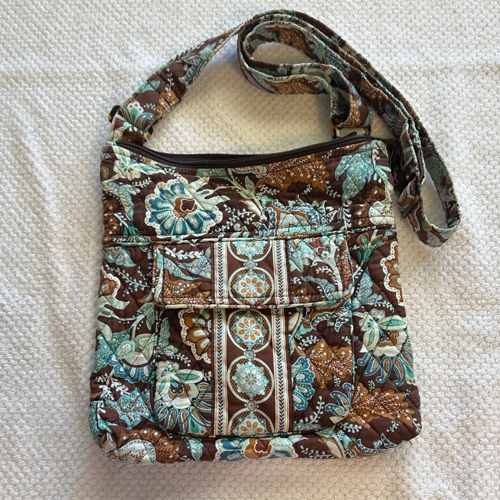 Vera Bradley Java Paisley Crossbody Purse